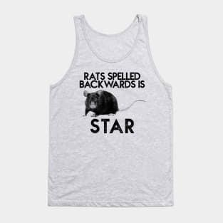 Rats Spelled Backwards Tank Top